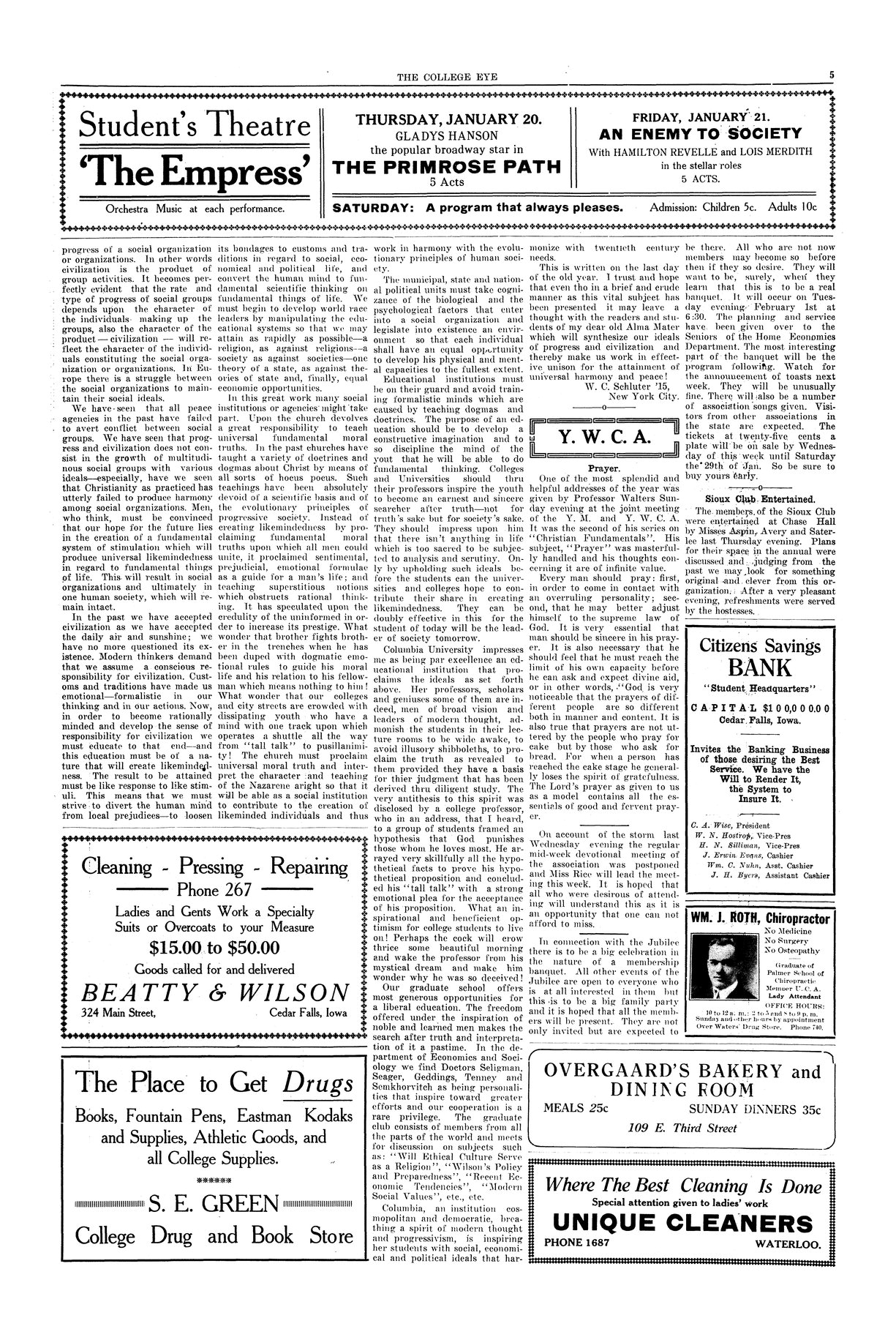 Archival Scanned Page with Text