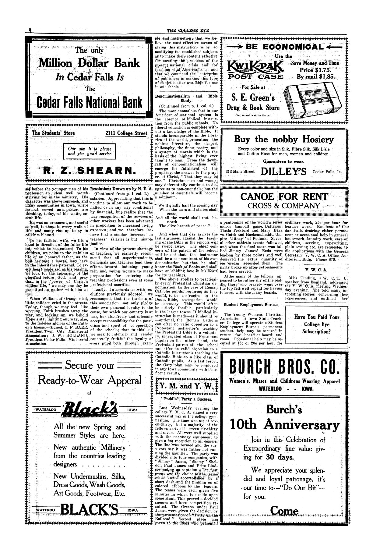 Archival Scanned Page with Text