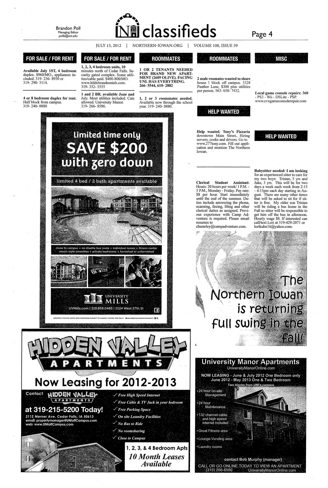 Archival Scanned Page with Text