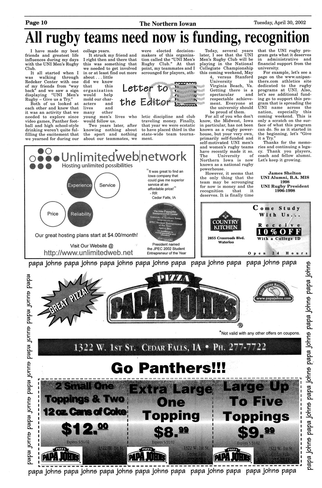 Archival Scanned Page with Text